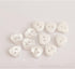 50 PCS Heart Multi-Color 2 Holes Resin Buttons Clothing Decoration Sewing Scrapbooking Card Making DIY (White,11.5mm)...
