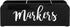 MyGift Whiteboard Marker Holder, Black Acrylic Wall Mounted or Tabletop Dry Erase Marker/Eraser/Cleaner Caddy with Cursive MARKERS Label...