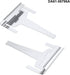 Hotop 3 Pieces Refrigerator Defrost Element Compatible with Samsung Including DA61-06796A Clip Drain Evaporator Refoem and Refrigerator Defrost Temp Sensor (DA32-00006W and DA32-00006S)