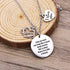 Melix Home Aunt Necklace Auntie Gift I Love You Charm Gifts for Aunts From Niece Nephew...