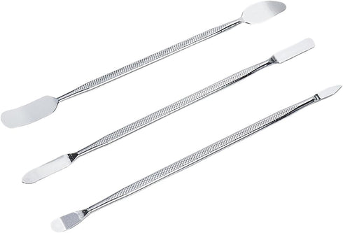 3pcs Metal Spudger Set Metal Spudger Dual Ends Opening Pry Tools Professional Opening Repair Pry Tool Pry Bar Disassemble Hand Tool Kit for Electr...