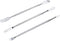 3pcs Metal Spudger Set Metal Spudger Dual Ends Opening Pry Tools Professional Opening Repair Pry Tool Pry Bar Disassemble Hand Tool Kit for Electr...