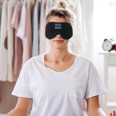 Bluetooth Sleep Mask Wireless Headphones 3D Bluetooth Eye Mask for Side Sleepers SYPVRY Blackout Eye Mask with Headphones Speaker for Airplane,Tra...