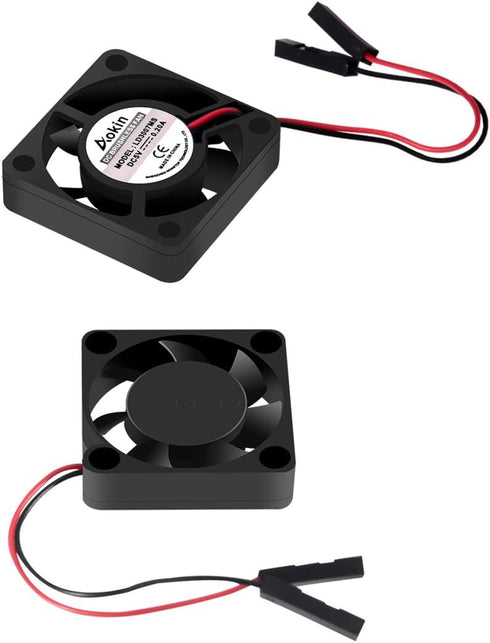 Aokin for Raspberry Pi Cooling Fan DC 5V/3.3V Brushless CPU Cooling Fan with Screws for Raspberry Pi 4 B, Pi 3 B+, Pi 3 B, Pi 2 B, Pi 1 B+, RetroF...