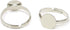 Honbay 20PCS Adjustable Blank Rings with 10mm Flat Bases Jewelry Making Supplies...
