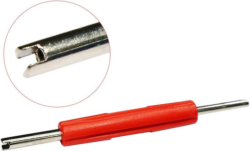 uxcell 2 in 1 Set Dual Single Head Valve Core Remover Tire Repair Tool...