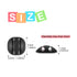 Shintop Cable Clips, 6 Pack Black Double Cord Holder Adhesive Cable Management Wire Organizer for Organizing Desk Nightstand Car Phones Chargers...