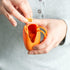 ruffles & co. Silicone Dog Training Stylish Treat Bag Easy to Clean Travel Friendly (Sunset Orange)...