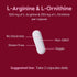 BESTVITE L-Arginine L-Ornithine 500-250 (120 Vegetarian Capsules) - No Stearates - No Fillers - Vegan - Non GMO - Gluten Free - No Calcium Silicat...