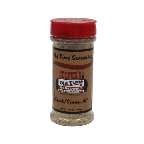 Cooper's Old Time Pit Bar-b-que - Llano, Texas Old Time Seasoning - Steak/Season-All (9.5 Ounce, Single)...