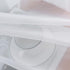 SpaceDresser Basic Rod Pocket Sheer Voile Window Curtain Panels White 1 Pair 2 Panels 52 Width 90 Inch Long for Kitchen Bedroom Children Living Ro...
