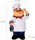 American Holding Spoon Resin Chef Figurine Model Cooking Crafts Statue Ornament for Home Bar Shop Restaurant Coffee Tabletop Kitchen Housewarming ...