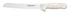 Dexter-Russell 8" scalloped bread knife, white handle...