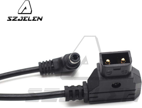 Right Angle DC Power Cable,D-Tap to 12V DC5.5X2.5mm Right Angle Power Cable for KiPRO LCD Monitor DSLR Rig Power V-Mount Battery (DC Straight Cabl...