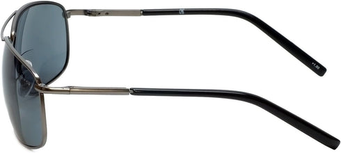 Designer Bi-Focal Reading Sunglasses Jordan in Gunmetal +2.00...