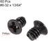 uxcell #6-32 x 13/64" Phillips Flat Head Screws Fastener Black for Laptop PC TV Fan Switch 60pcs...