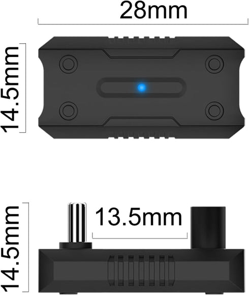 180 Degree Angle USB C Adapter (2 Pack), U Shape USB C Male to USB C Female PD 140W Extender Connector for ROG Ally,Steam Deck,Switch,Laptop,Table...