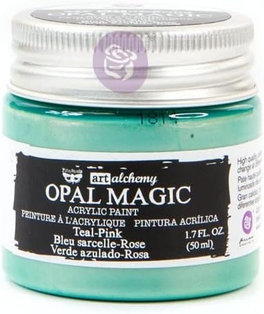 Prima Marketing Inc, Art Alchemy-Opal Magic Acrylic Paint -Teal-Pink...