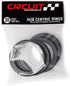 Circuit Performance Hub Centric Rings (4 Pack) - 72.56 to 60.1 Black Nylon Hubrings - Compatible with Lexus, Toyota, Scion with 60.1mm Vehicle Hub...