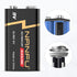 NANFU High Performance 9V Batteries (4 Count), Ultra Power 9 Volt Batteries, Long Lasting for Household Devices…...