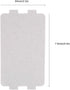 Zerodis 5PCS Microwave Oven Waveguide Cover Mica Plate Sheet 116x64 mm Microwave Replacement Repai Accessory for Home Kitchen Appliances...