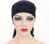 Womens Turban Chemo Hat Head Scarves Slip-On Pre-Tied Headwear Bandana Sleep Hair Cover...
