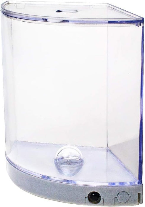Saim Betta Corner Fish Tank,Acrylic Aquarium Tank Bowl with Light for Goldfish Betta Small Fish,Office Business Home...