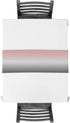 Ombre Cotton Linen Rectangle Table Runners 18''x72'', Gradient Pink and Grey Luxury Table Runners for Wedding Party Banquet Dinner Decor...