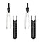 Electrocardiogram Caliper Black Calipers Electrocardiogram Divider for Nursing (Black-2pcs)...
