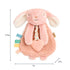 Itzy Ritzy - Itzy Lovey Including Teether - Baby Lovey with Teether, Textured Ribbons & Dangle Arms - Features Crinkle Sound, Sherpa Fabric and Mi...
