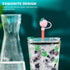 1Pc Pink Peach Straw Cap,8mm,Reusable Straw Tips Lids Drinking Straw Dispensers,Cute Silicone Straw Covers Cap for Stanley Cup,Dust-Proof Drinking...