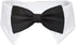 Bow Tie for Dogs, KOOLMOX Dog Bow Tie, Handcrafted Black Dog Bowtie with 21'' Adjustable Dog Collar Tux White Dog Collar for Large Dogs Wedding At...