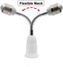 RONG&LAN E27 Flexible Light Bulb Lamp Socket Adapter Extender/Adjustable Edison Bulb Socket Extension for Home Light Fixtures/LED Grow Light Socke...