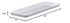 Cambro 918MT148 White 9" x 18" Market Tray...