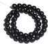 Yochus 8mm Black Matte Onyx Agates Round Loose Beads Frost Dull Polish Agat Beads for Jewelry Making...