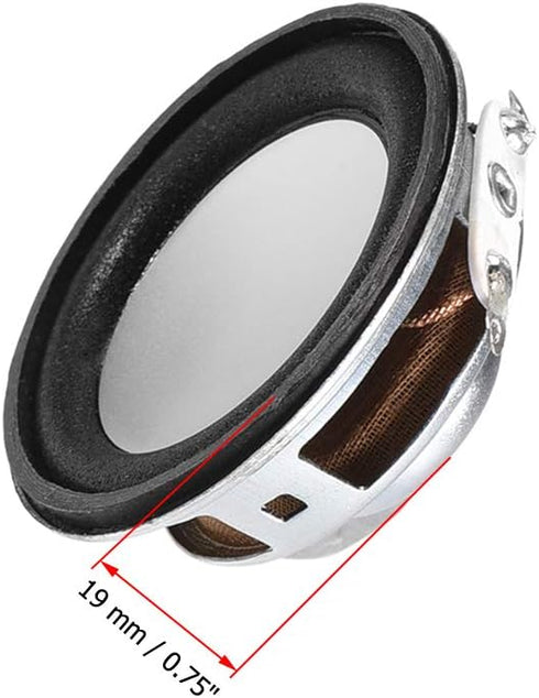 uxcell 3W 4 Ohm Micro Internal Speaker Magnet Loudspeaker 40mm Dia 4pcs...