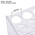 uxcell Acrylic Test Tube Holder Lab Stand Rack 2x6 Wells for Centrifuge Tubes Clear...