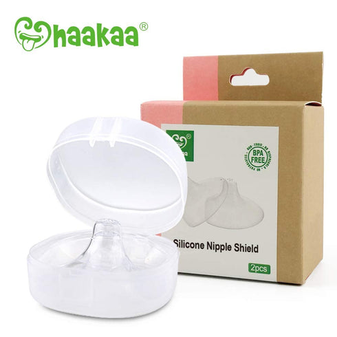 Haakaa Silicone Nipple Shields 2pk...