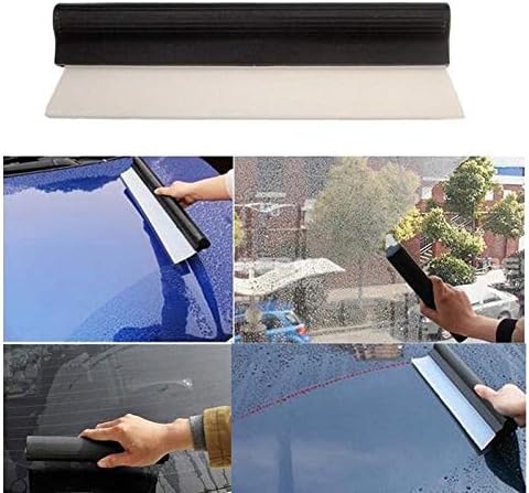Silicone Wiper Board, Anti Slip Non Scratch Car Window Squeegee Silicone Water Blade Wiper Blade Squeegees for Glass Mirror Shower Auto Car Window...