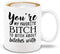 shop4ever You're My Favorite B To B About B Ceramic Coffee Mug Tea Cup, Funny Bestfriend Bridesmaid Sister Gift 11 oz (White)...