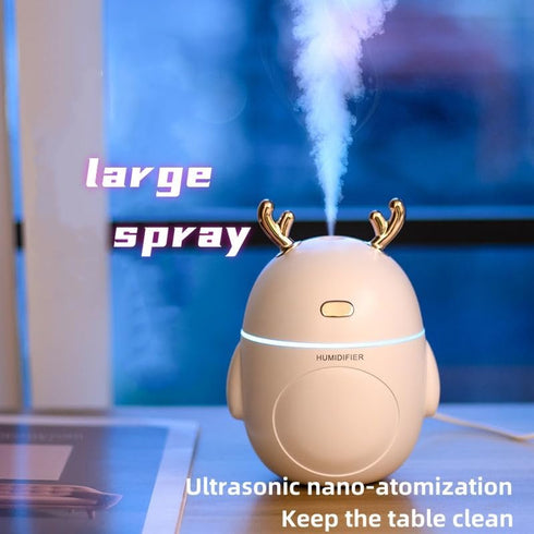 Warm and Sweet Diffuser with Ultrasonic Tech,USB-Powered Portable Diffuser for Essential Oils?Small Humidifier with 7-LED Color Changing for Car H...