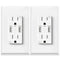 USB Wall Outlet Receptacles 5.0A, Electrical Outlets Duplex 15A Tamper Resistant with 2 High Speed USB Ports for iPhone, Samsung Galaxy S9, USB De...