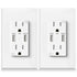 USB Wall Outlet Receptacles 5.0A, Electrical Outlets Duplex 15A Tamper Resistant with 2 High Speed USB Ports for iPhone, Samsung Galaxy S9, USB De...