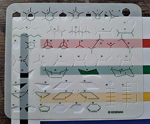 Oganic Chemistry Stencil Drawing MoleculeTemplate...