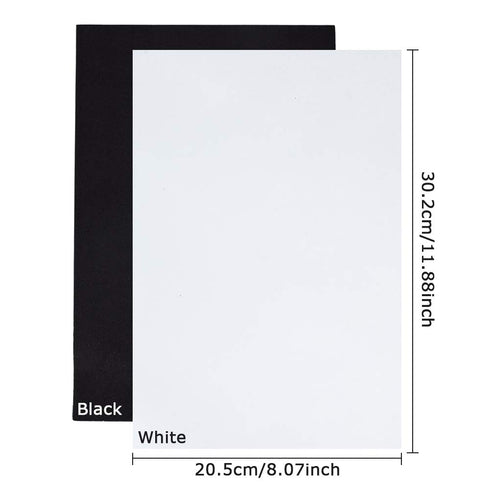 BENECREAT 20 Sheets Black and White A4 EVA Foam Sheets 8x12 Inch Foam Sheets for Crafts Scrapbooking Decorations, Thickness 2mm...