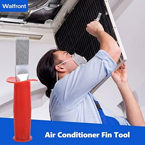 Air Conditioner Condenser Fin Cleaner Comb Stainless Steel Repair Cleaning Manual Tools Refrigerator Coil Cleaning Brush Evaporator Radiator Repai...