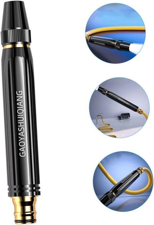 1 Set Garden Hose Nozzle Washing Nozzle High Pressure Nozzle Water Sprayer High Pressure Hose Nozzle Water Hose Nozzle High Pressure Handheld Wate...