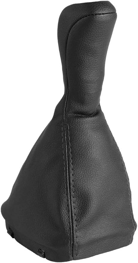 Gear Shift Knob Boot, 6 Speed Auto Gear Shift Knob Gaiter Gear Stick Gaiter Boot Cover Replacement for Benz C Class W203 S203...