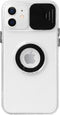 Caseative Candy Color Ring Holder Slide Lens Camera Cover Protection Clear Soft Compatible with iPhone Case (Black,iPhone 11 Pro)...