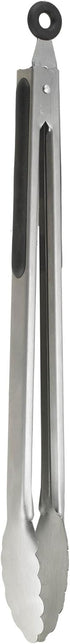 Locking Tongs, Cat Cora Approved,18/8 Stainless Steel with Silicone Handles, 16-Inches...